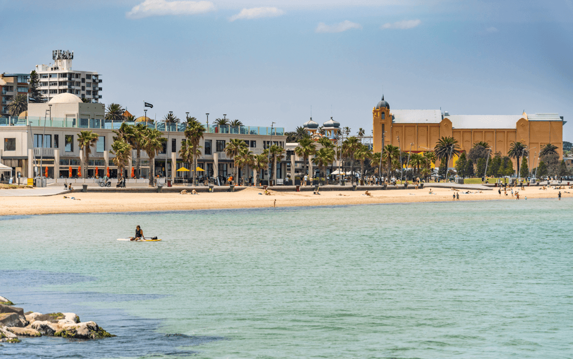 St Kilda is Melbourne's most famous beach, loved for its vintage charm and local penguin colony.